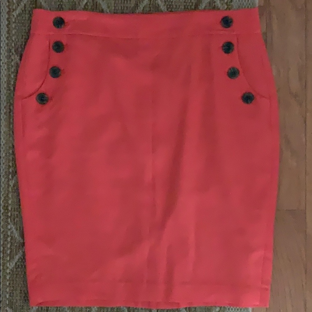 Size 14 loft skirt terra-cotta color